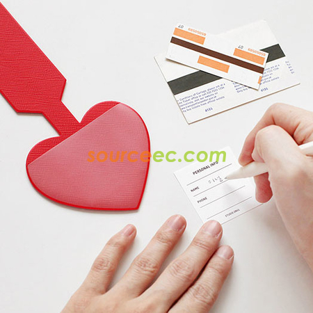 Customization Heart-shape Luggage Tag Promotional Products