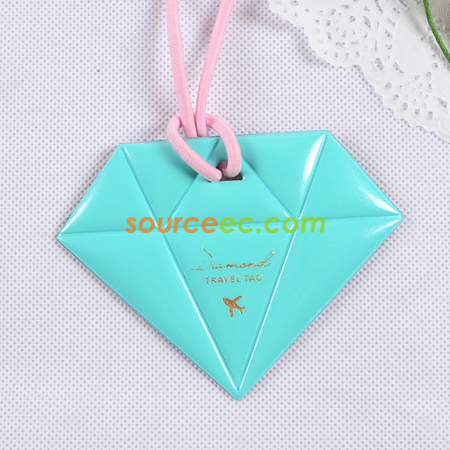 Customization Diamond-shape Luggage Tag Promotional Products