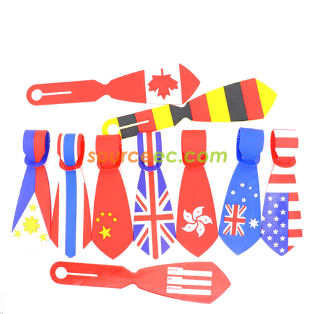 Customization Tie-shape Luggage Tag Promotional Products