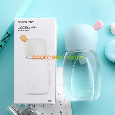 Customization Flower Glass Cup Promotional Products