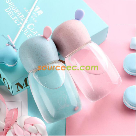 Customization Flower Glass Cup Promotional Products