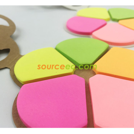 Customization Flower Sticky Notepad Promotional Products