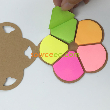 Customization Flower Sticky Notepad Promotional Products