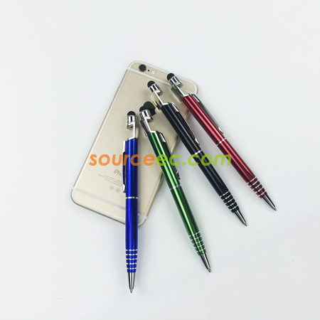 Customization Stylus Ball Pen With Mobile Stand Promotional Products
