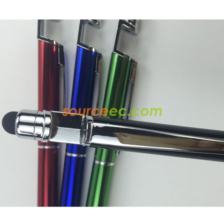 Customization Stylus Ball Pen With Mobile Stand Promotional Products