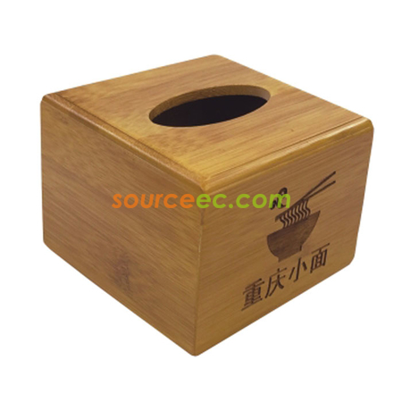 Customization Bamboo Tissue Box Promotional Products