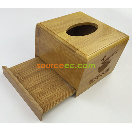 Customization Bamboo Tissue Box Promotional Products