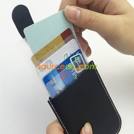 Customization PU Card Holder With RFID Protection Promotional Products