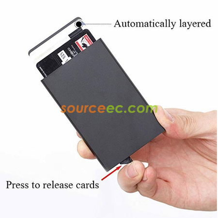 Customization Metal RFID Card Holder Promotional Products