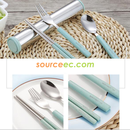 Customization Cutlery Set with Pouch Promotional Products