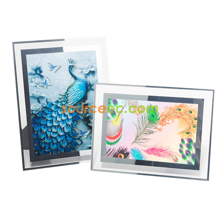 Customization Crystal Glass Photo Frame Promotional Products