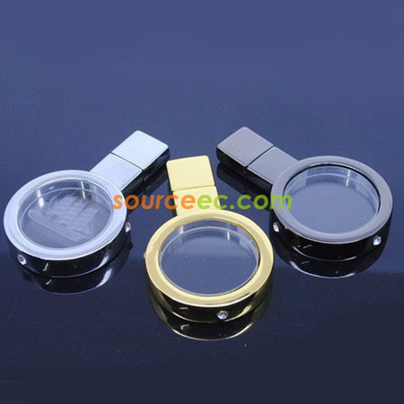 Customization Crystal Metal USB Flash Drive Promotional Products