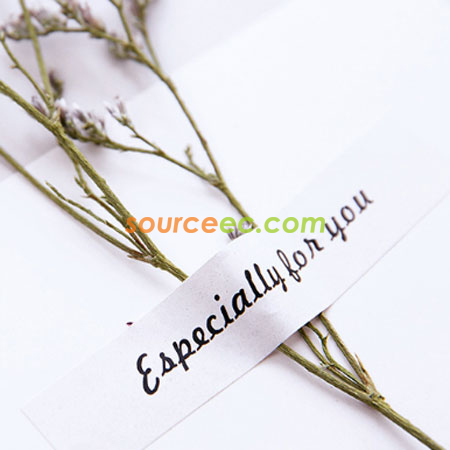 Customization Dried Flower Greeting Card Promotional Products