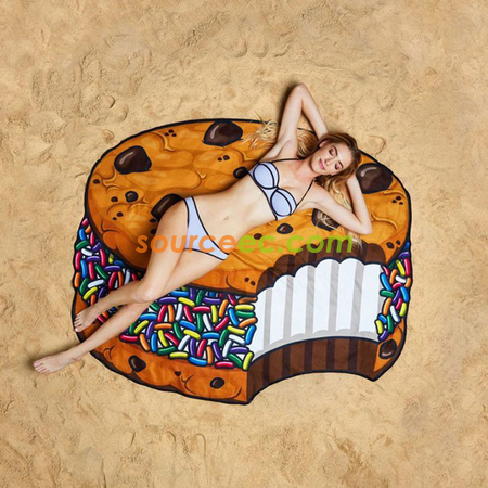 Customization Cartoon Shape Beach Towel Promotional Products