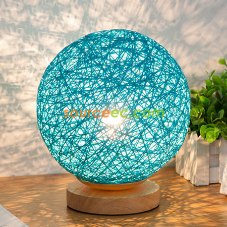 Customization Twine Rattan Table Lamp Promotional Products