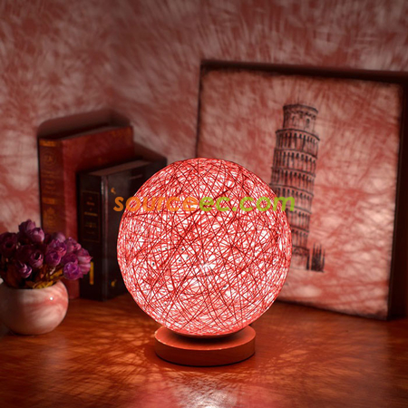 Customization Twine Rattan Table Lamp Promotional Products
