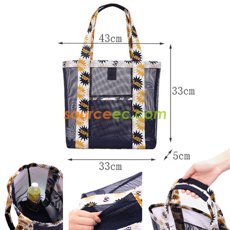 Customization Coating Mesh Shopper Bag Promotional Products