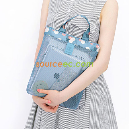 Customization Coating Mesh Handy Pouch Promotional Products