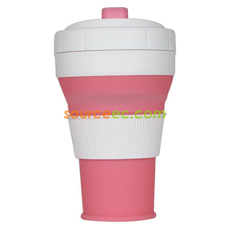 Customization 450ML Silicone Collapsible Coffee Cup Promotional Products