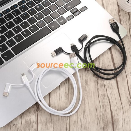 Customization 3 In 1 USB Charging Cable Promotional Products