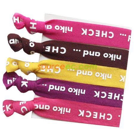Customization Elastic Hair Ties Promotional Products