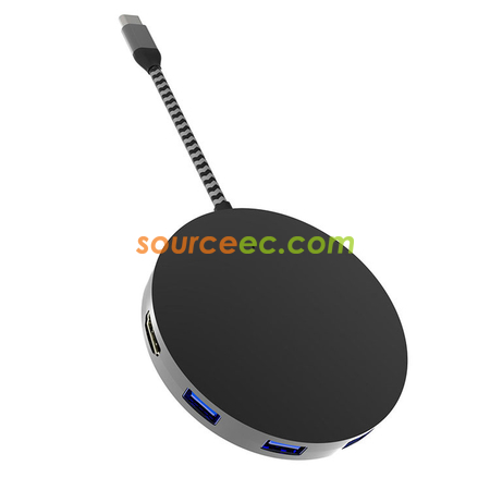 Customization 8-in-1 Wireless Charger with Hub Promotional Products