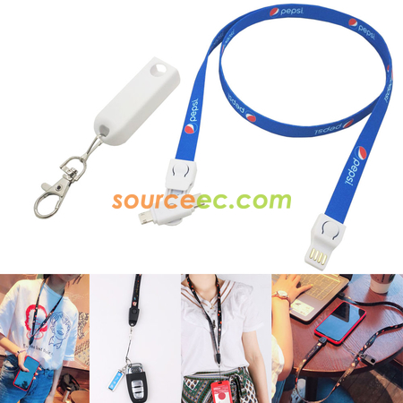 Customization Lanyard Charging Cable Promotional Products