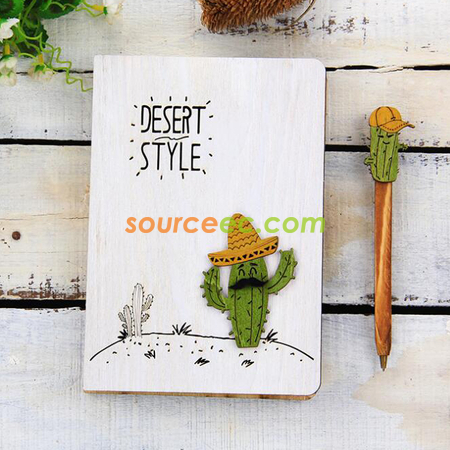 Customization Wooden Notebook Promotional Products