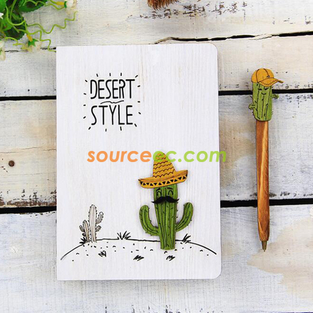 Customization Wooden Notebook Promotional Products