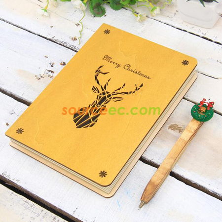 Customization Wooden Notebook Promotional Products