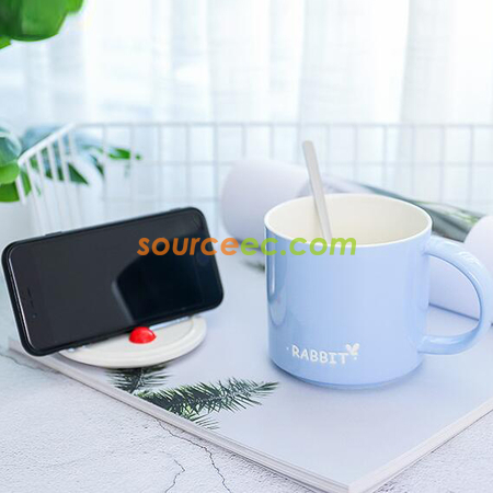 Customization Mobile Phone Holder Ceramic Cup Promotional Products