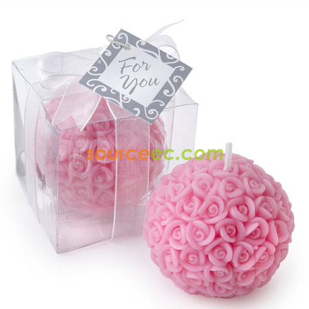 Customization Rose Ball Candle Promotional Products