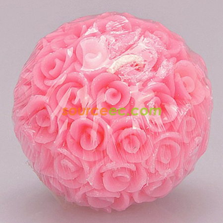 Customization Rose Ball Candle Promotional Products