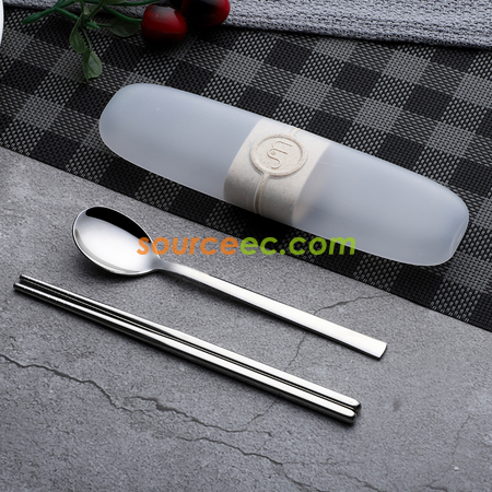 Customization Cutlery Set with Polyester Bag Promotional Products