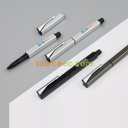 Customization Metal Gel Pen with Cap Promotional Products