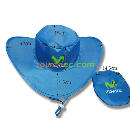Customization Nylon Foldable Cowboy Hat Promotional Products