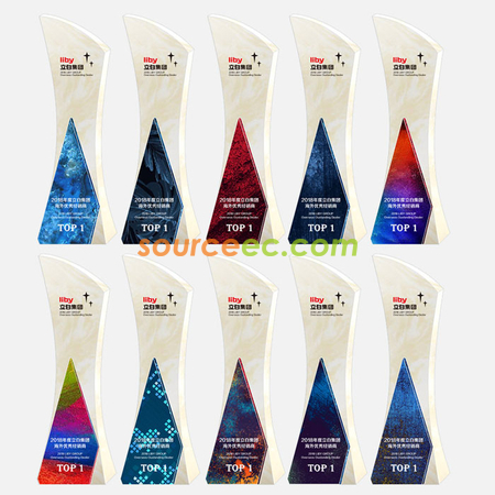 Customization Marble Crystal Trophy Promotional Products
