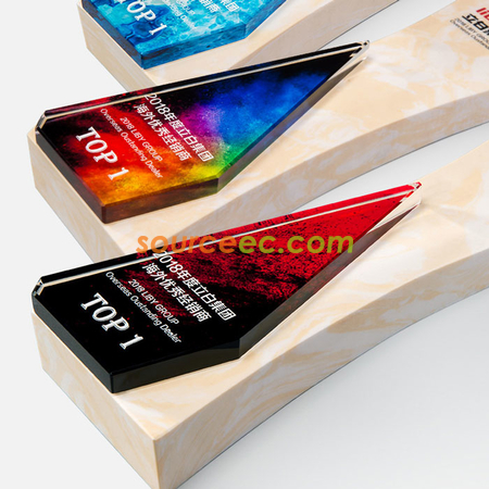 Customization Marble Crystal Trophy Promotional Products