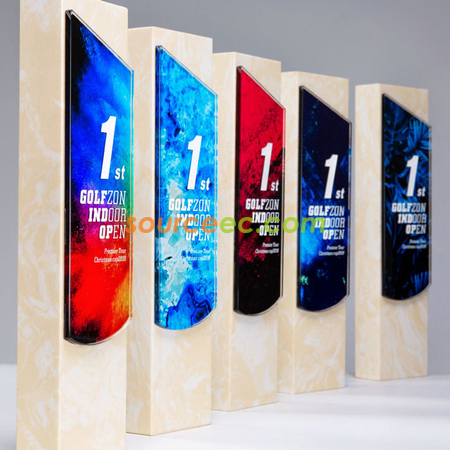 Customization Marble Crystal Trophy Promotional Products