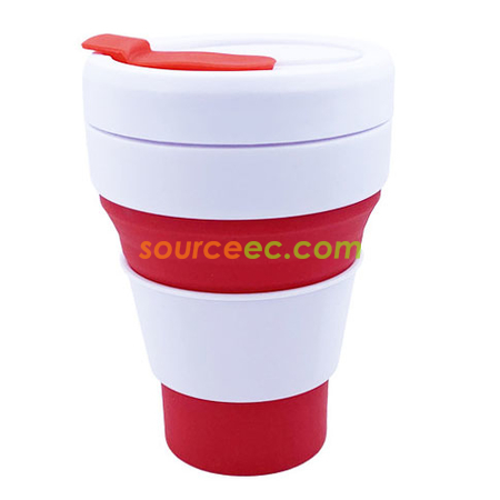 Customization Silicone Collapsible Coffee Cup Promotional Products