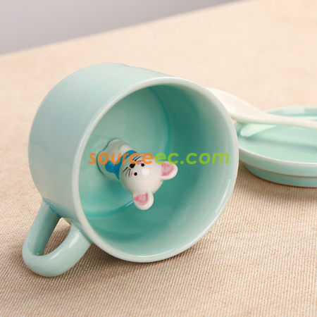 Customization 250ML Animals Ceramic Mug Promotional Products