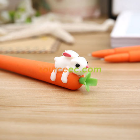 Customization Rabbit Carrot Advertising Pen Promotional Products