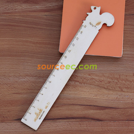 Customization Animal Wooden Ruler Promotional Products