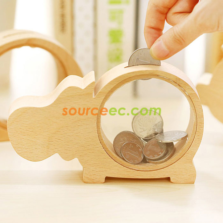Customization Transparent Animal Piggy Bank Promotional Products