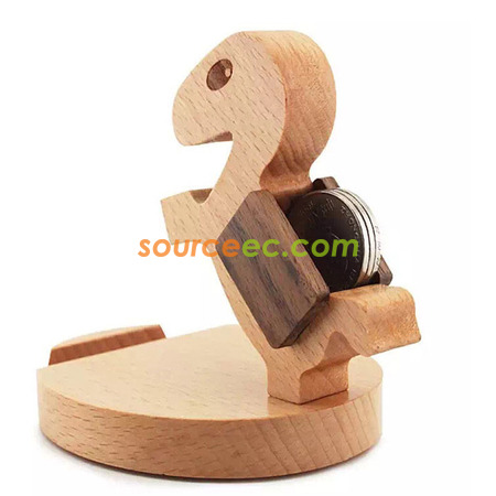 Horse-shaped Wooden Phone Holder