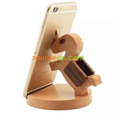 Customization Horse-shaped Wooden Phone Holder Promotional Products