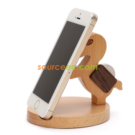 Customization Horse-shaped Wooden Phone Holder Promotional Products