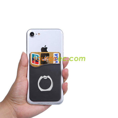 Customization Silicone Phone Wallet with Ring Promotional Products