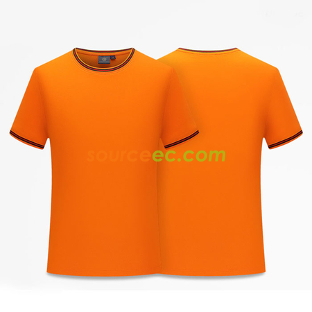 Customization Threaded Collar T Shirt Promotional Products