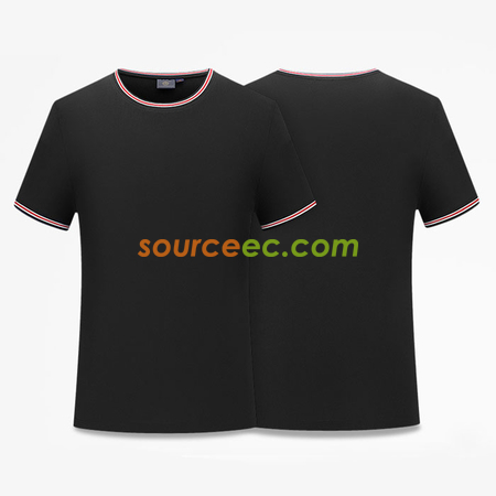 Customization Threaded Collar T Shirt Promotional Products